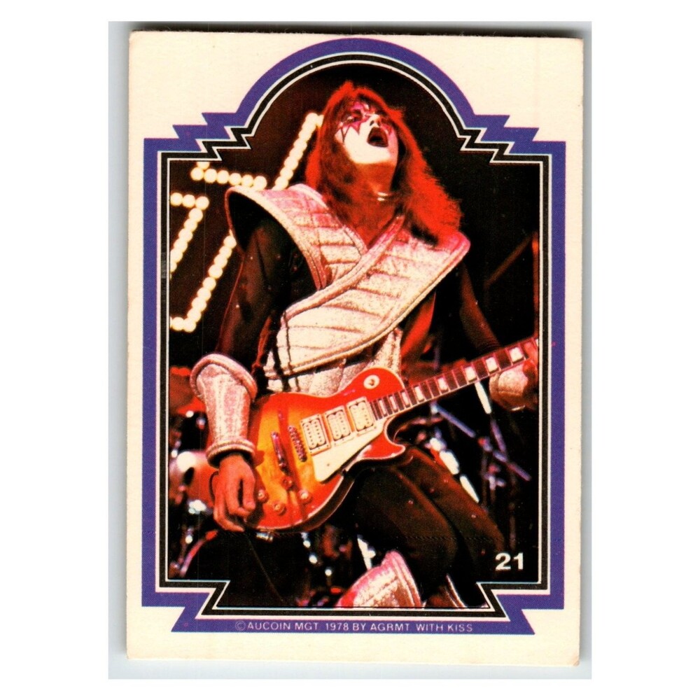 KISS Ace Frehley 1978 Topps Card #21 Non-Sport Trading Card Spaceman